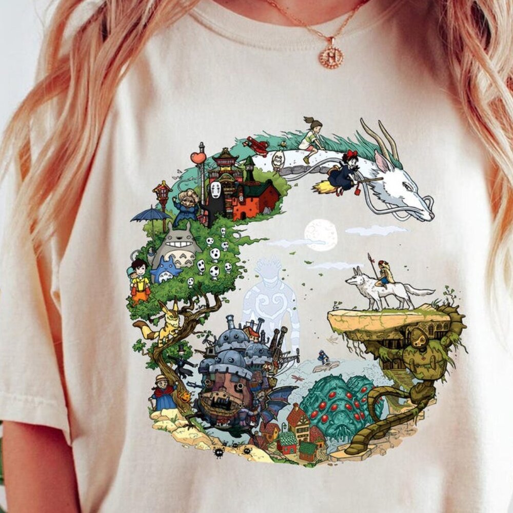 Studio Ghibli shirt, Spirited Away shirt